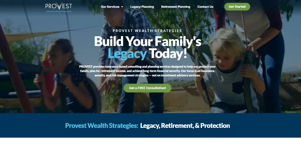 Provest Innovative Wealth Strategies screenshot 2026